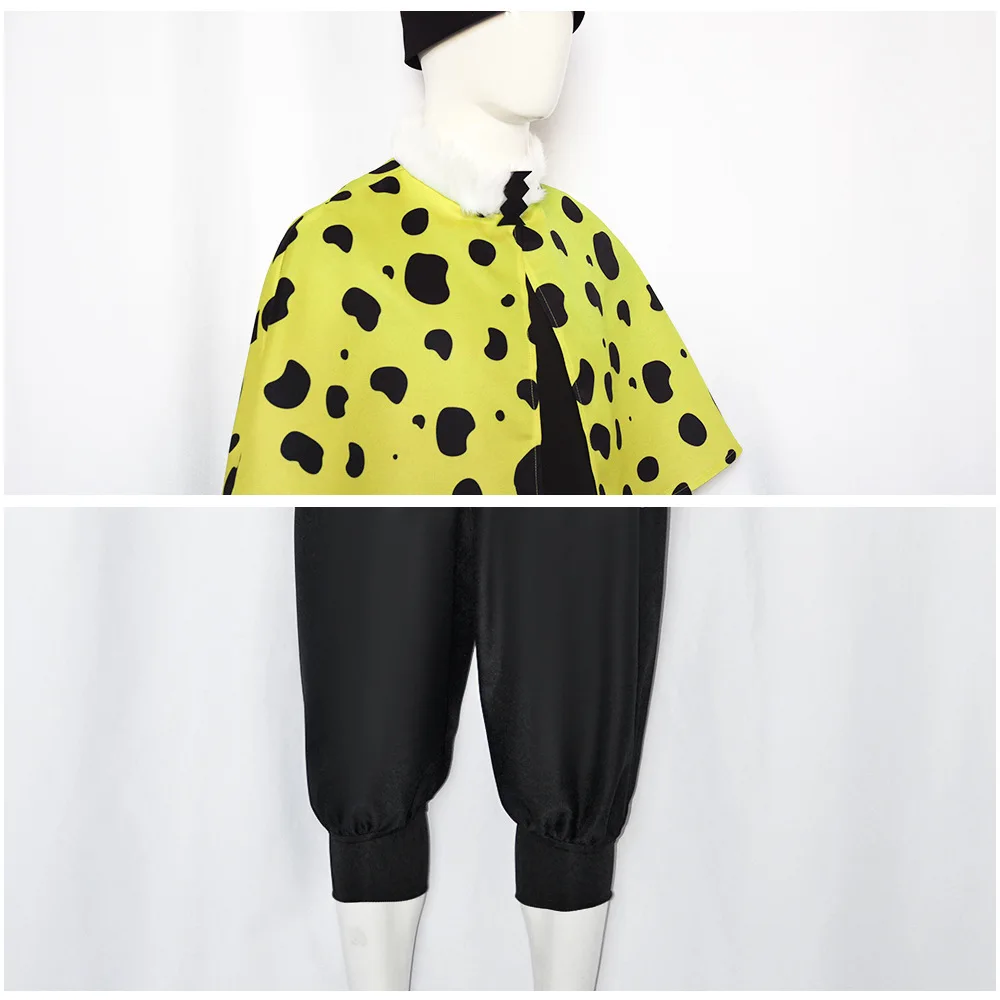 Jujutsu Kaisen Jogo Black Suit and Hat Cosplay Costume