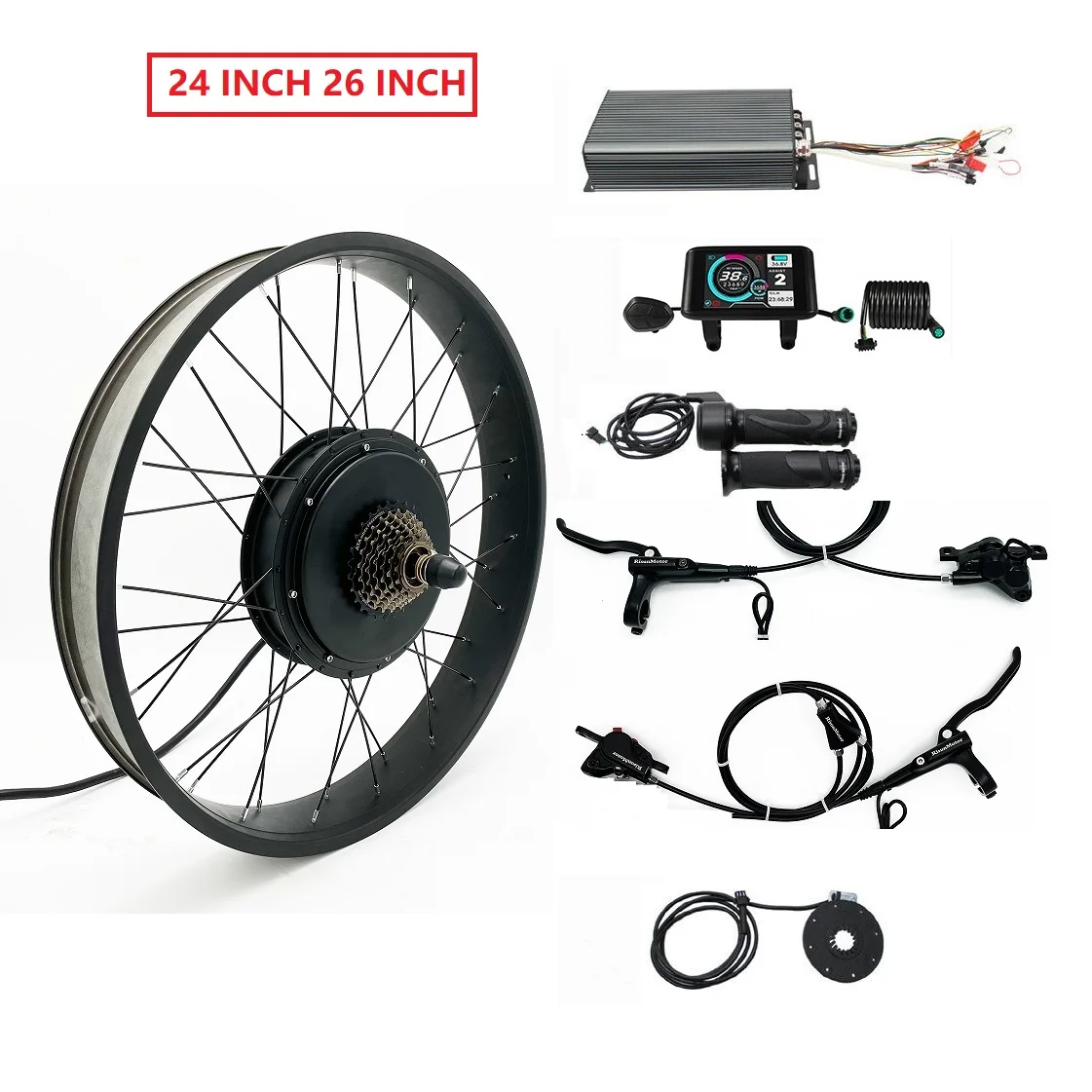eBike Fat Wheel Conversion Kits 48V-72V