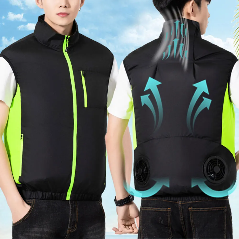 Summer Air-conditioned Clothes for Men Women Cool Vest Hiking Clothes for High Temperature Work