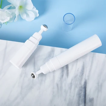 5/10/15ml Empty Refillable Eye Cream Roller Bottle With Steel Ball Serum Lotion Essential Oil Cosmetic Storage Container