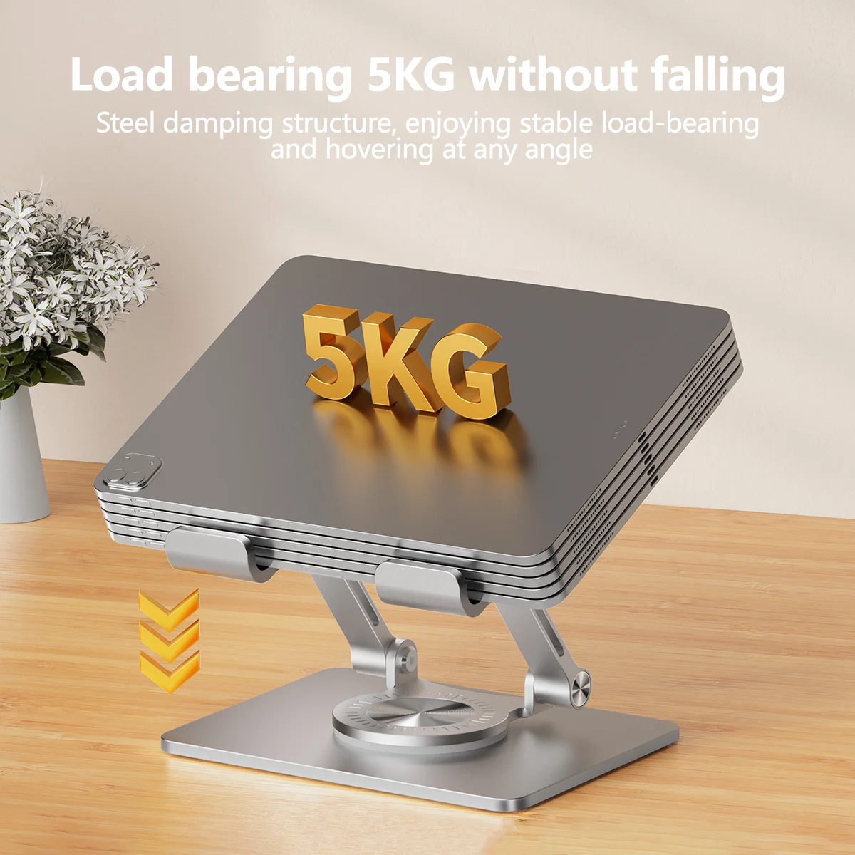 ThundeaL Foldable Ergonomic Laptop and Tablet Stand