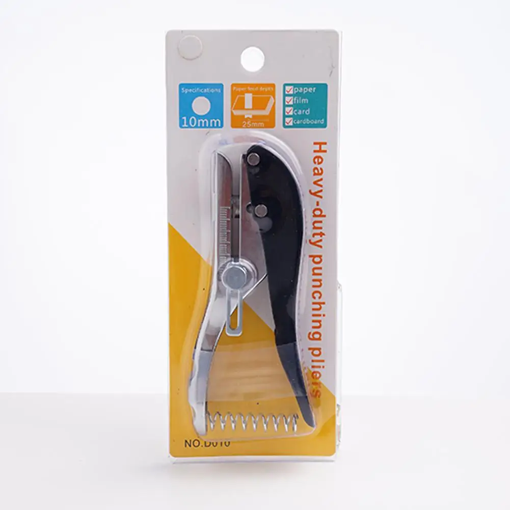 Cardboard Cutter 8mm Paper Puncher Screw Covers Hole Punch Aperture Round Punch Pliers Credit Photo Paper Card Corner Round Puncher Piler Tools
