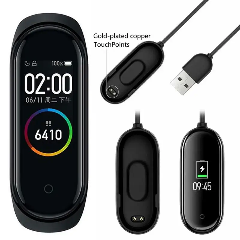 USB Chargers for Xiaomi Mi Band 4 Charger Smart Band Wristband Bracelet Charging Cable charging cable usb charging cable