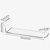 Clear Acrylic Wall Mounted Headband Storage Rack Minimalist Wall Display Shelf For Home Display Rack Hanger Holder Organizer 5