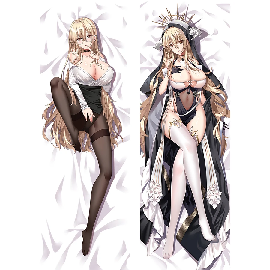 

Azur Lane HMS Implacable Dakimakura Pillow Cover Bilan Hangxian Cosplay Long Life Size Hugging Body Pillowcase