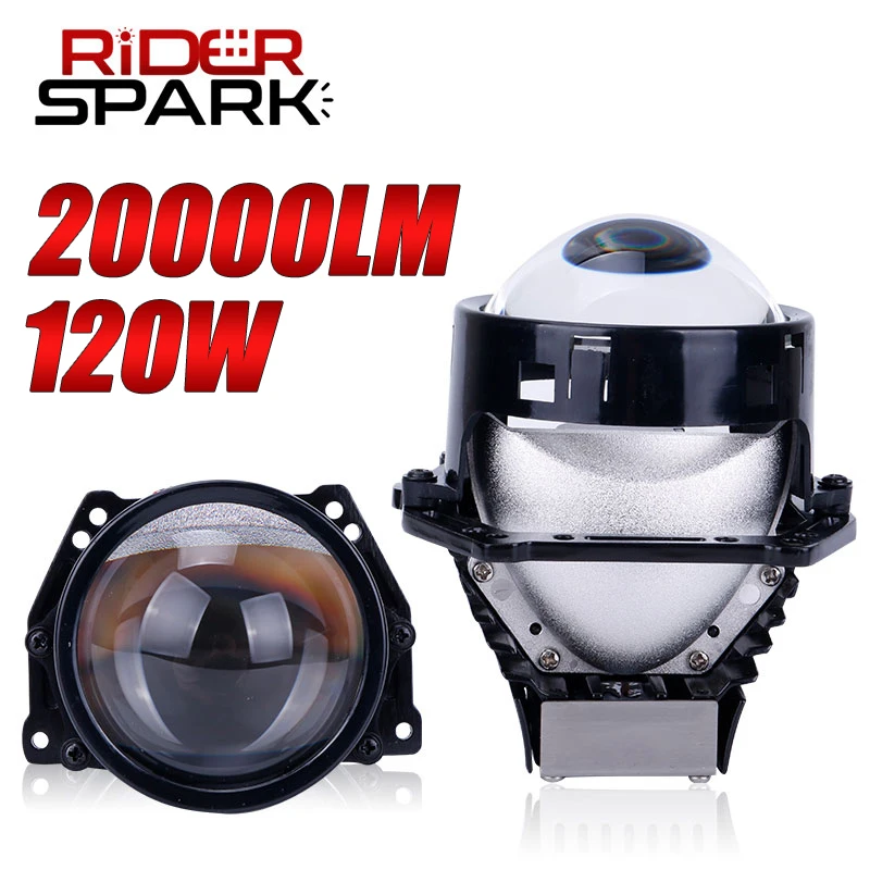 BiLEDLensesInHeadlightsCarHeadlightProjectorKitHellaG53R