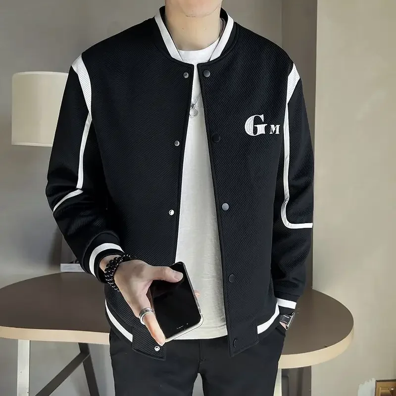 Baseball Jacket Korean Bomber Jacket Mens Baseball Jacket Korean