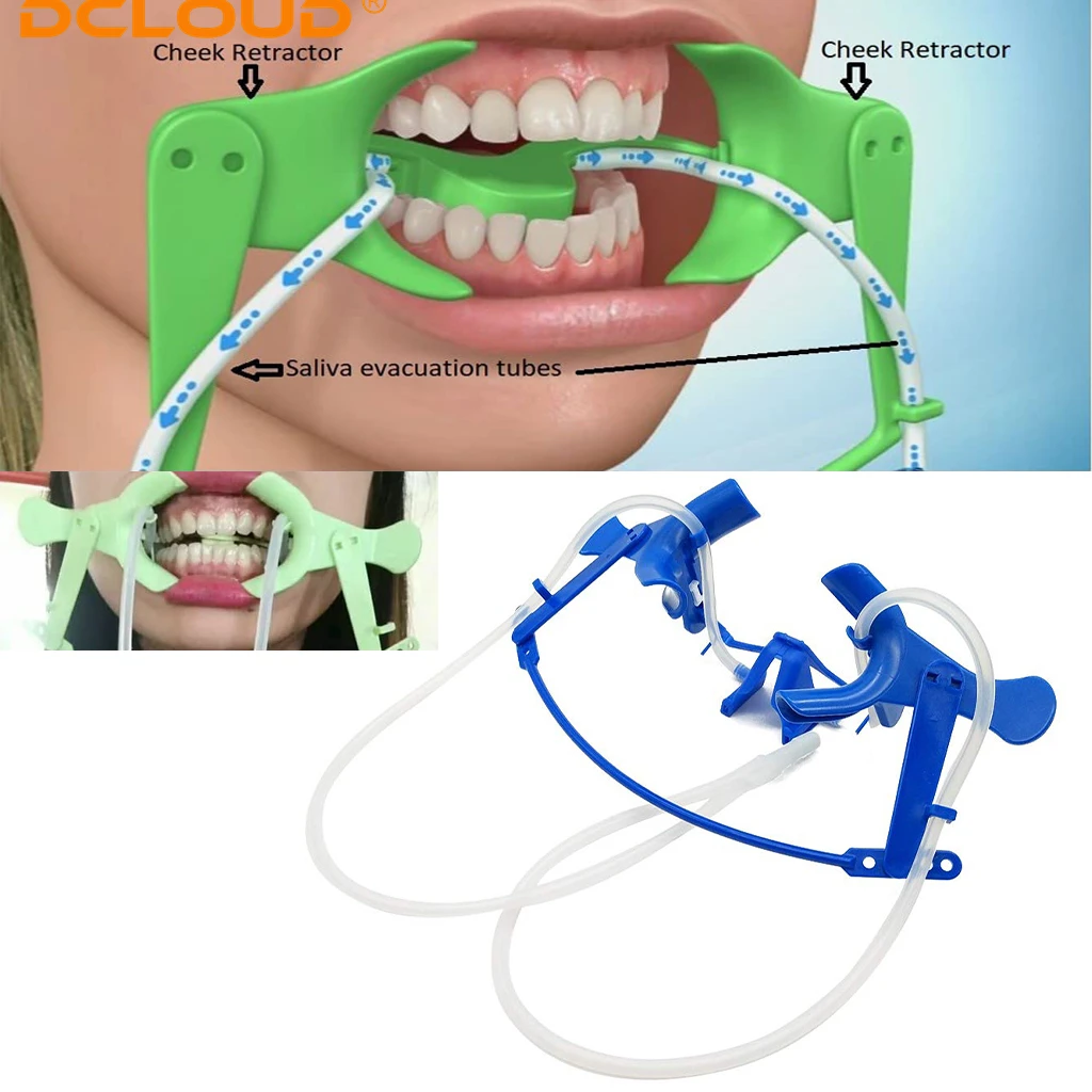 1セット歯科用口腔開口器、唾液付き、Nolaリップチークリトラクター