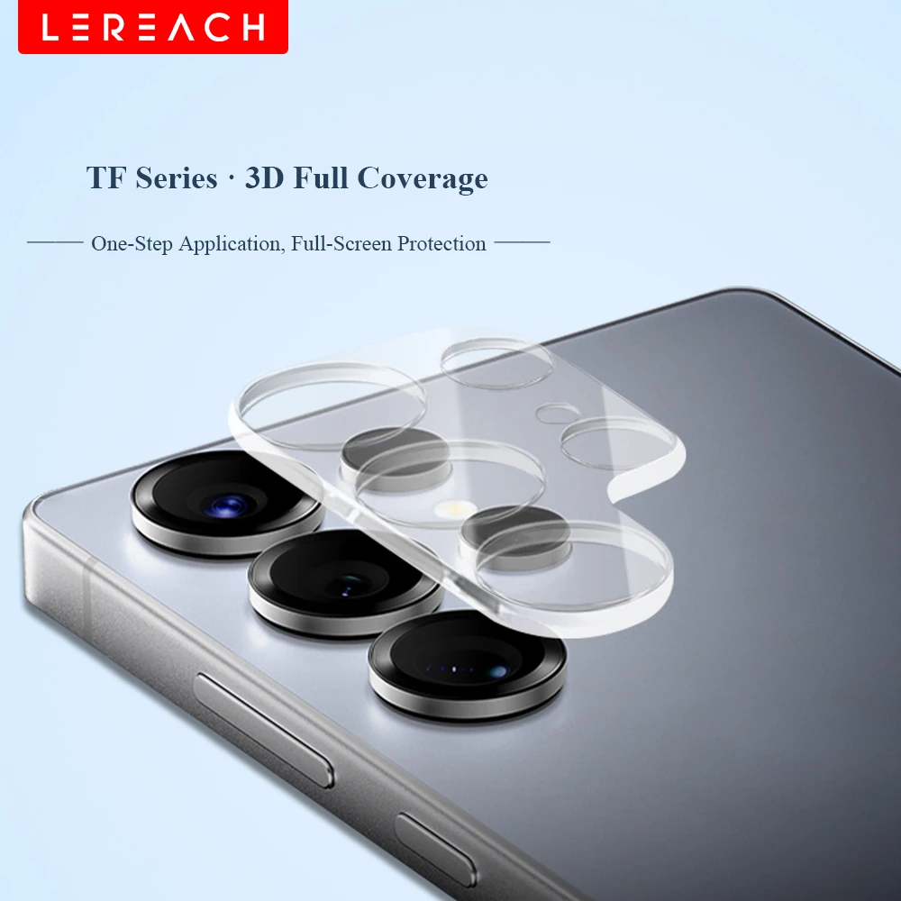 Lereach Tempered Glass Camera Lens Protector with Auto-Adhesive Feature
