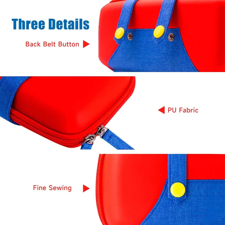 Nintendo Switch Case GAMINJA Storage Bag for Nintendo Switch Portable NS Console Nintendo Switch OLED Game Accessories Carrying Case Travel Cover Set