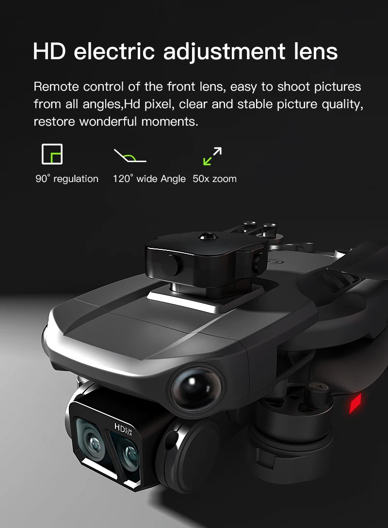 Mini Drone Professionnel S2S 8K,Caméra HD Ultime & Évitement