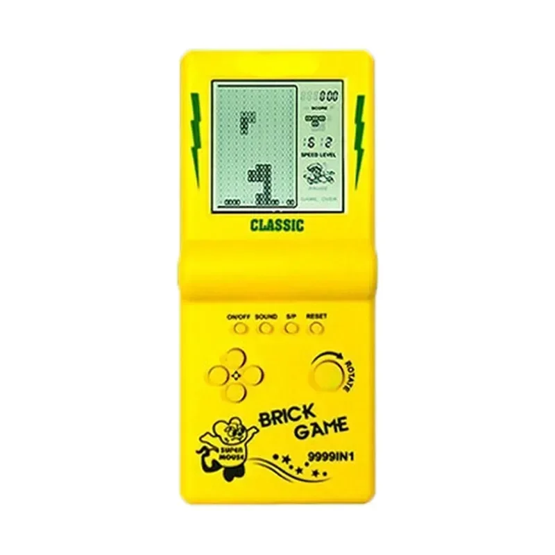 Russian Blocks Game Portable Handheld Gaming Console Boxed Gift Nostalgic For Children 80s Vintage Light Up Toy_voghion.com