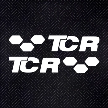 TCR 좌우 비닐 튜닝 스티커, 자동차 측면 장식 데칼 벌집 자동차 바디 스티커