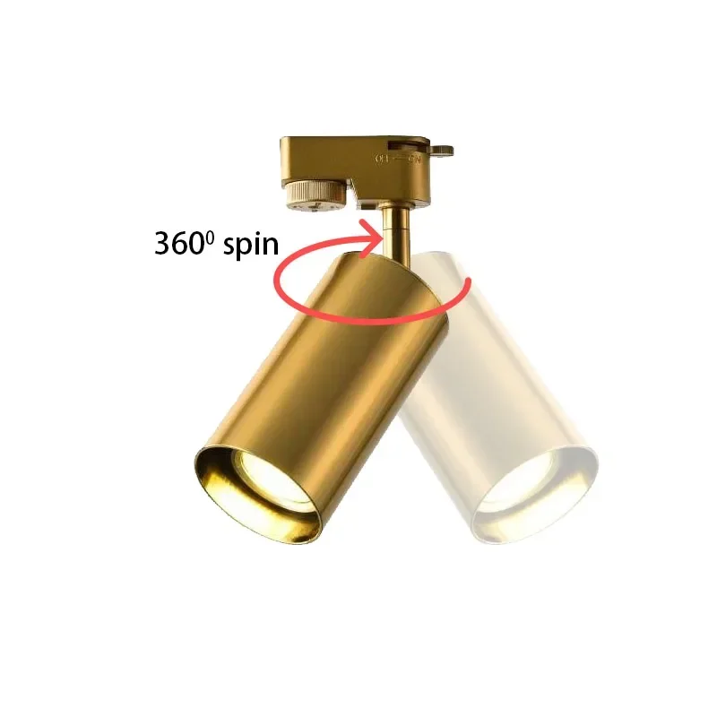 LED Track Light Aluminum Ceiling Light Modern Lampara Techo Fixture Clothing Shop Spotlights Ceiling Lights Decoration Maison