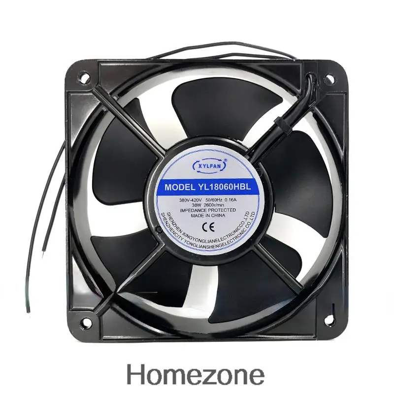 18cm YL18060HBL industrial fan 380v welding machine cooling fan