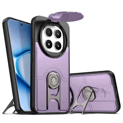 Slide Camera Lens Protector Ring Holder Phone Case - Redmi Turbo 5 Max (Purple)