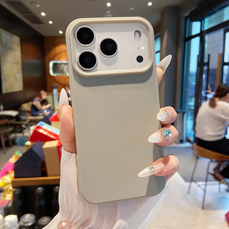 Luxury Candy Color Soft Silicone Phone Case with Camera Bumper Protection
