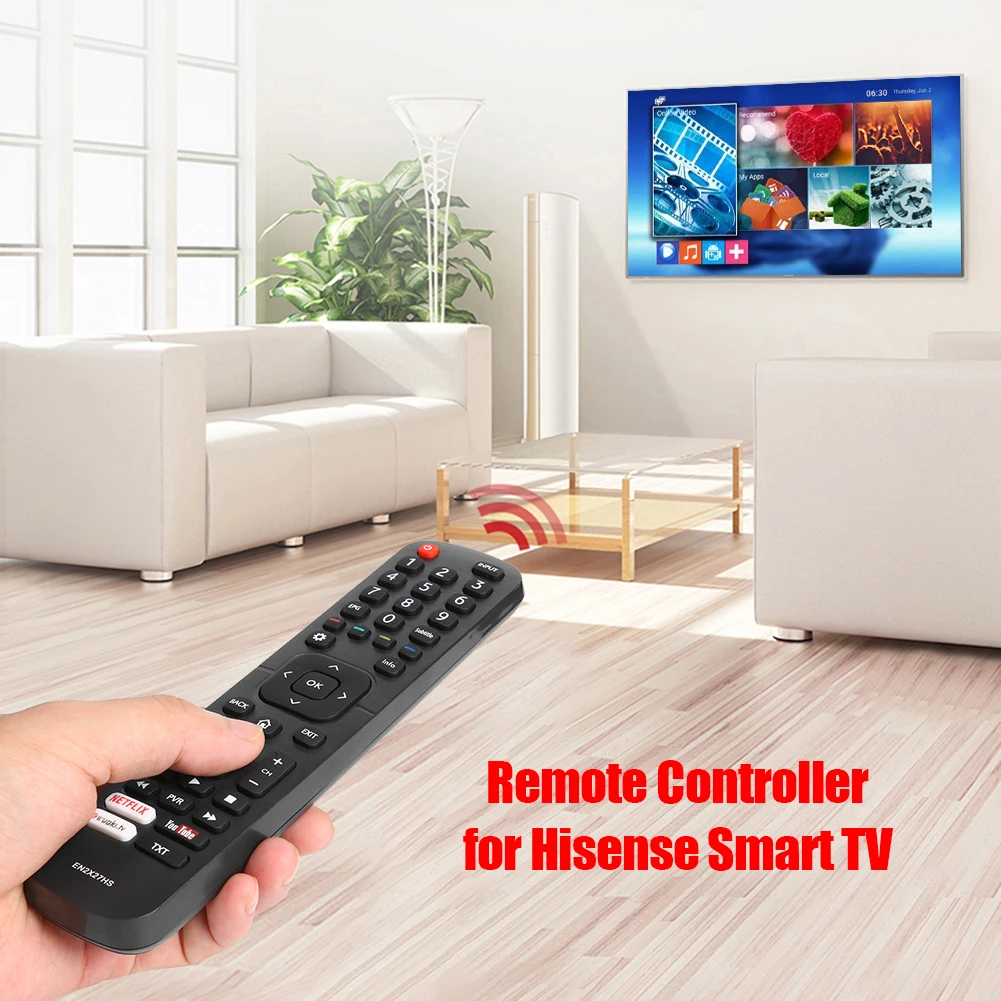 For Hisense 4K Television Wireless Switch Smart TV Replacement Remote Control