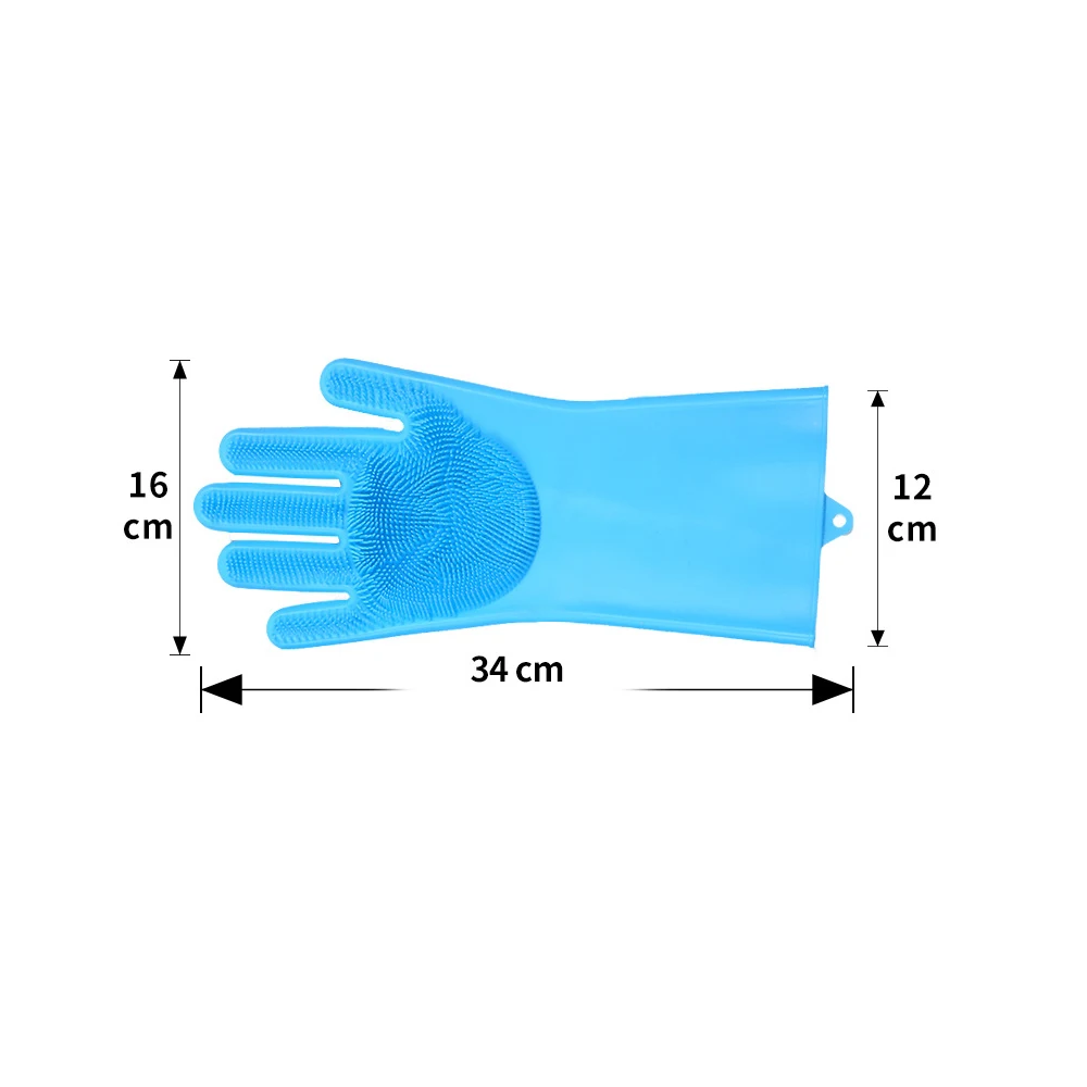 Gants De Vaisselle En Silicone, Pour La Cuisine, Pour Le Nettoyage  Multifonctionnel, Pour La Maison, Anti-brûlure - Gants De Vaisselle -  AliExpress