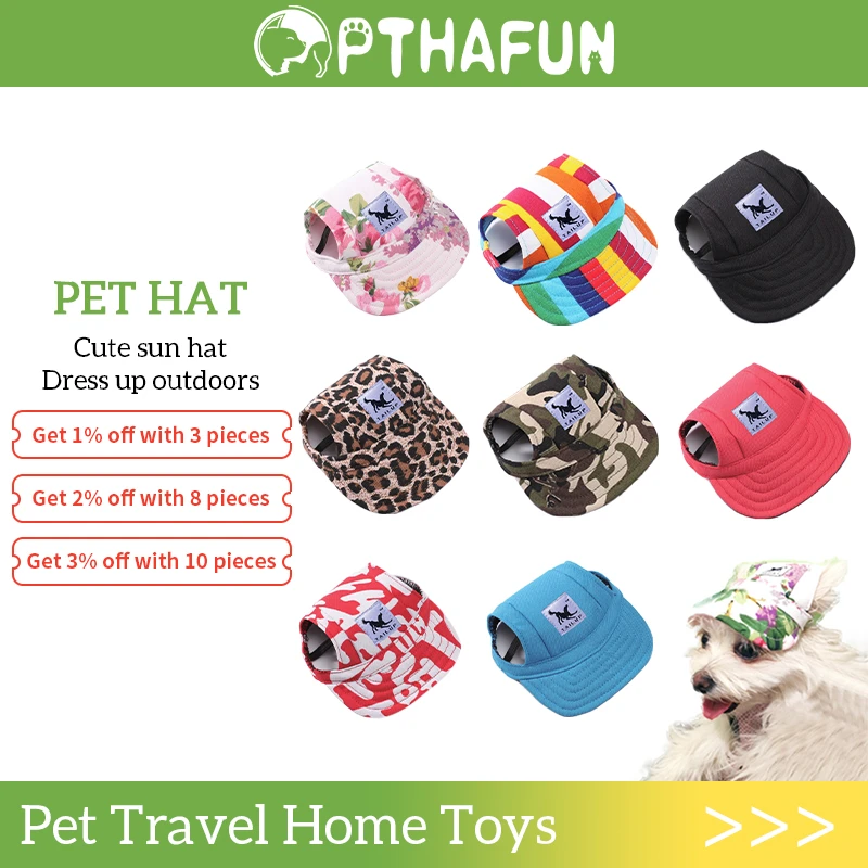 Pet Dog Hat Accessories Dogs Baseball Cap Puppy Grooming Dress Up Hat