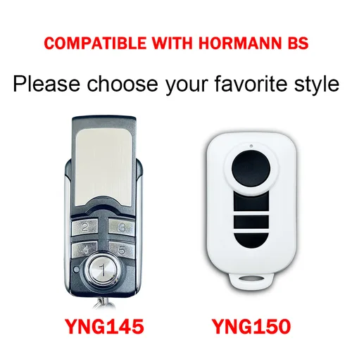 HORMANN HSP4 HSS4 HSD2 HS1 HS4 HS5 HSE1 HSE2 HSE4 868 BS 차고 게이트 원격 제어 868.35MHz 롤링 코드 전기 게이트 오프너 2