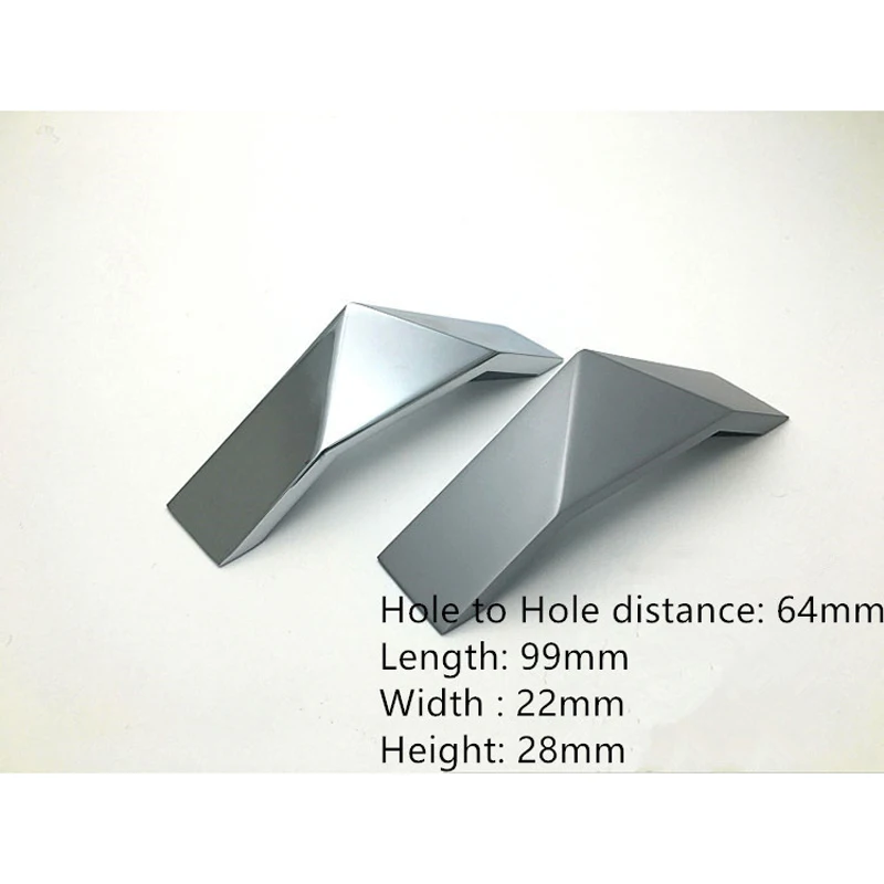 새로 디자인된 아연 구멍 32mm 192mm 합금 캐비닛 핸들 블랙 실버 골동품 황동 마감 서랍 손잡이