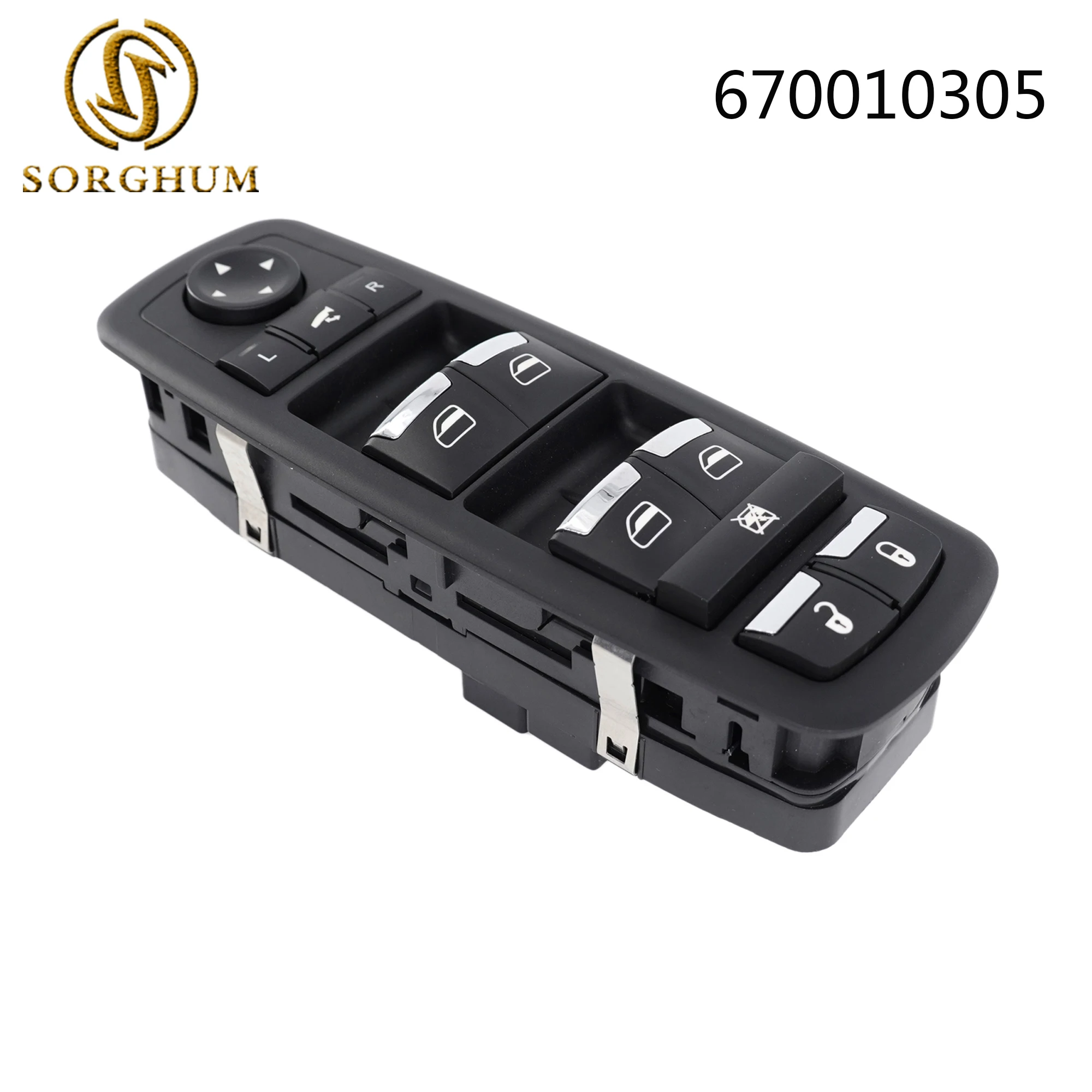 Sorghum Front Left Electric Master Power Window Switch Control 670010305 For MASERATI 2014 2015 2016 2017