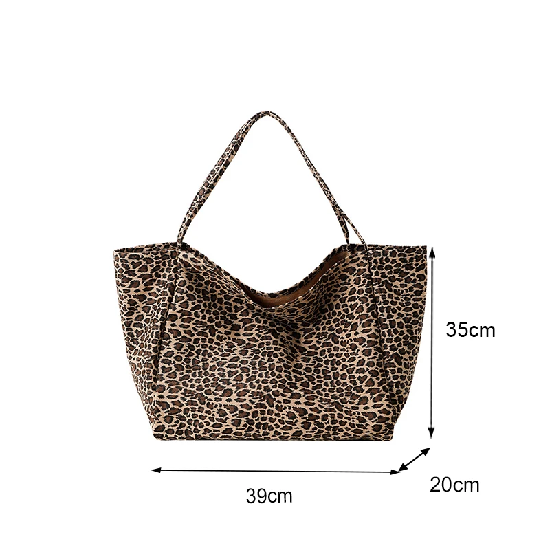 Fashion Women's Shopping Handbag Leopard Pattern Crossbody