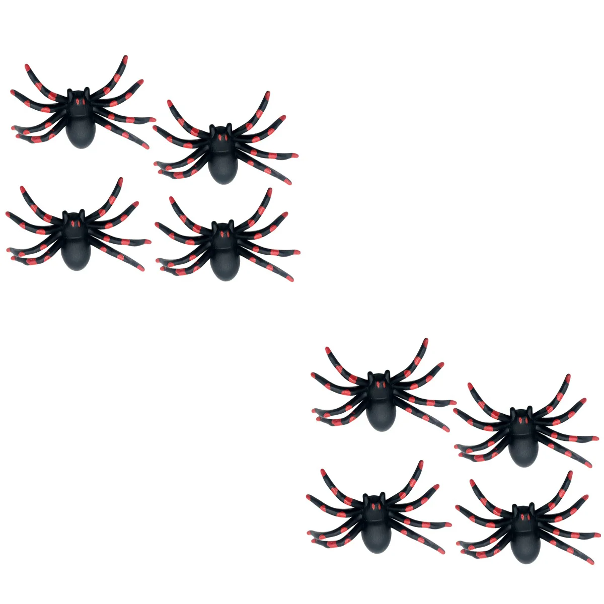 

8 PCS Spider Shape Automobile Valve Core Tire Protect Caps(Red)