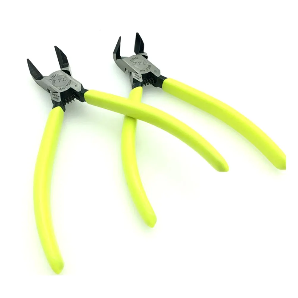 

Japan TTC 6inch AN-150A 45 or AN-150B 90 Degree Curved Blade Plastic Nippers Diagonal Cutting Pliers