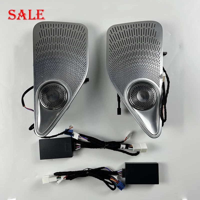 

Car Rear Door Rotary Treble Speakers Long Axis Rotary Treble Tweeter Ambient Light Fit for Benz S-Class W223 Maybach 2022-2024