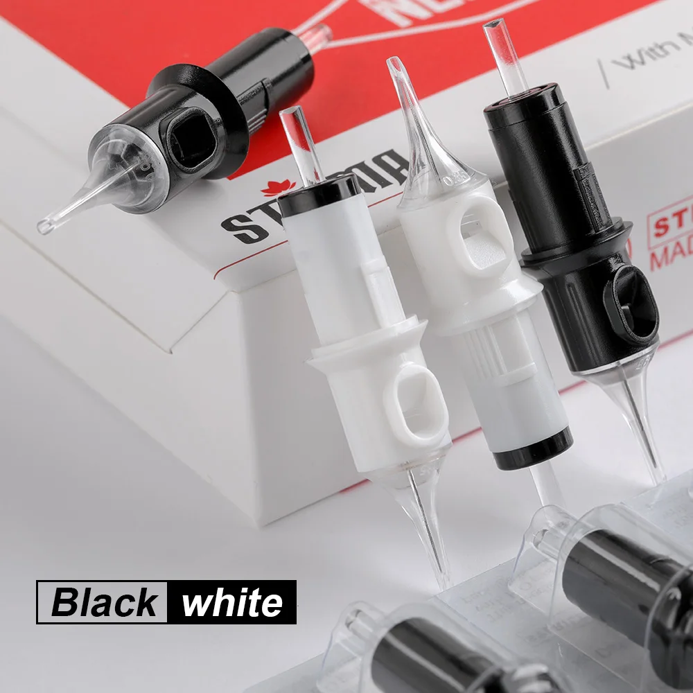 Disposable Sterile Tattoo Needles tattoo microblading needles 20Pcs Revolution Cartridge Round Liner For Tattoos Machines #(0.30MM ) #(0.35MM）STIGMA/QUELLE