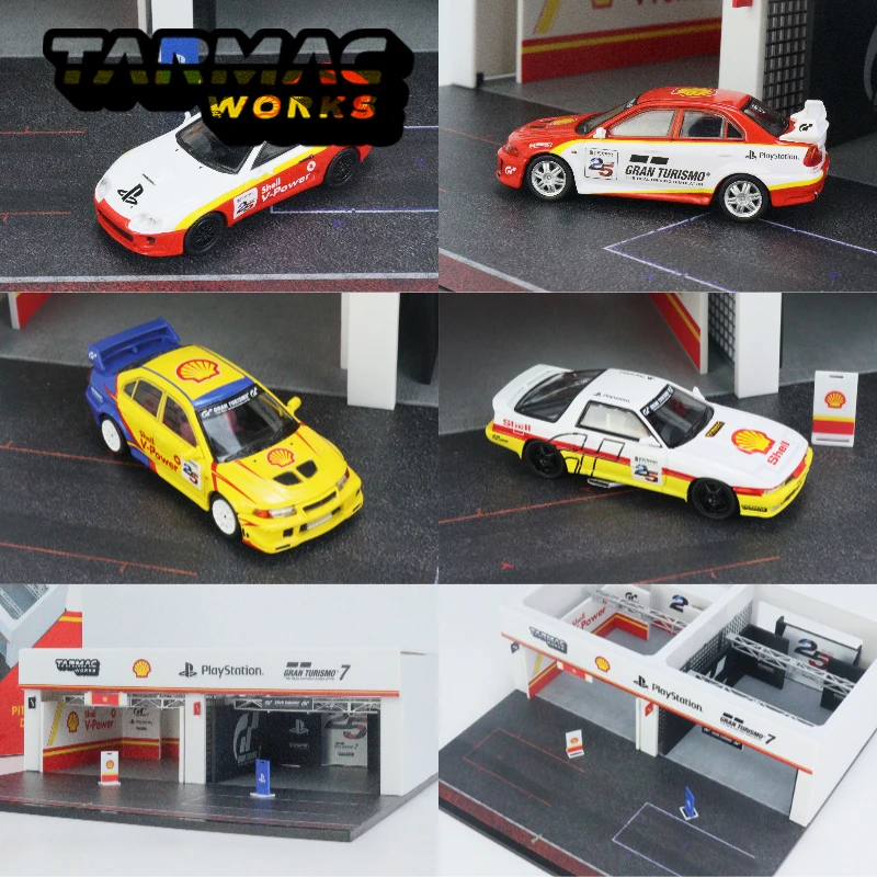 

Gran Turismo 7 x Tarmac Works 1:64 Lancer Evolution Supra Model Car