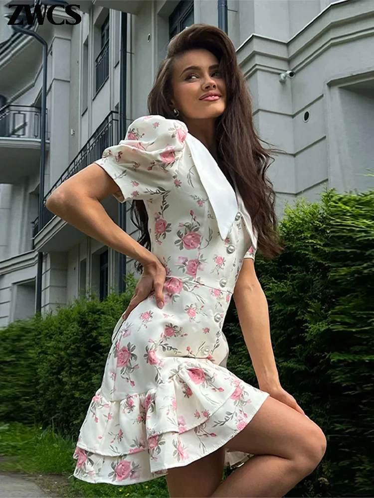 Plataz 2025 New Colored Flower Shaped Squins Open Forked And Busted Sexy Dress LX0151