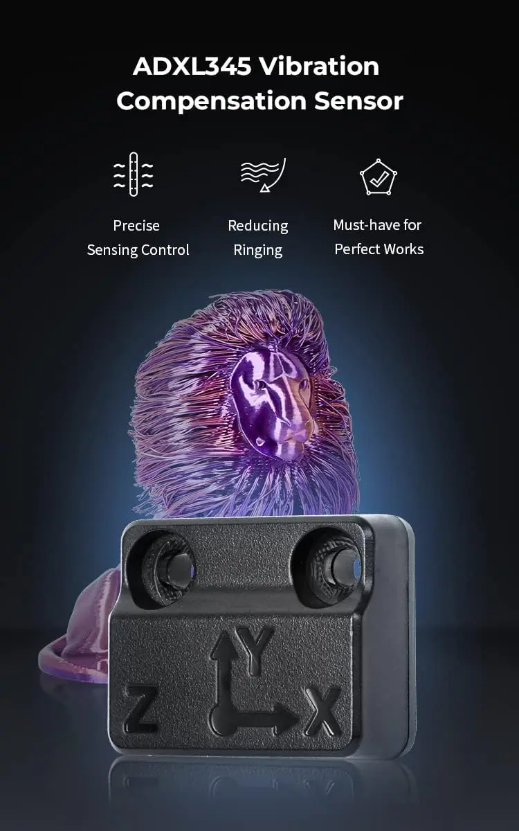 Ender-3 V3 KE 3D プリンター ADXL345 振動補正センサー