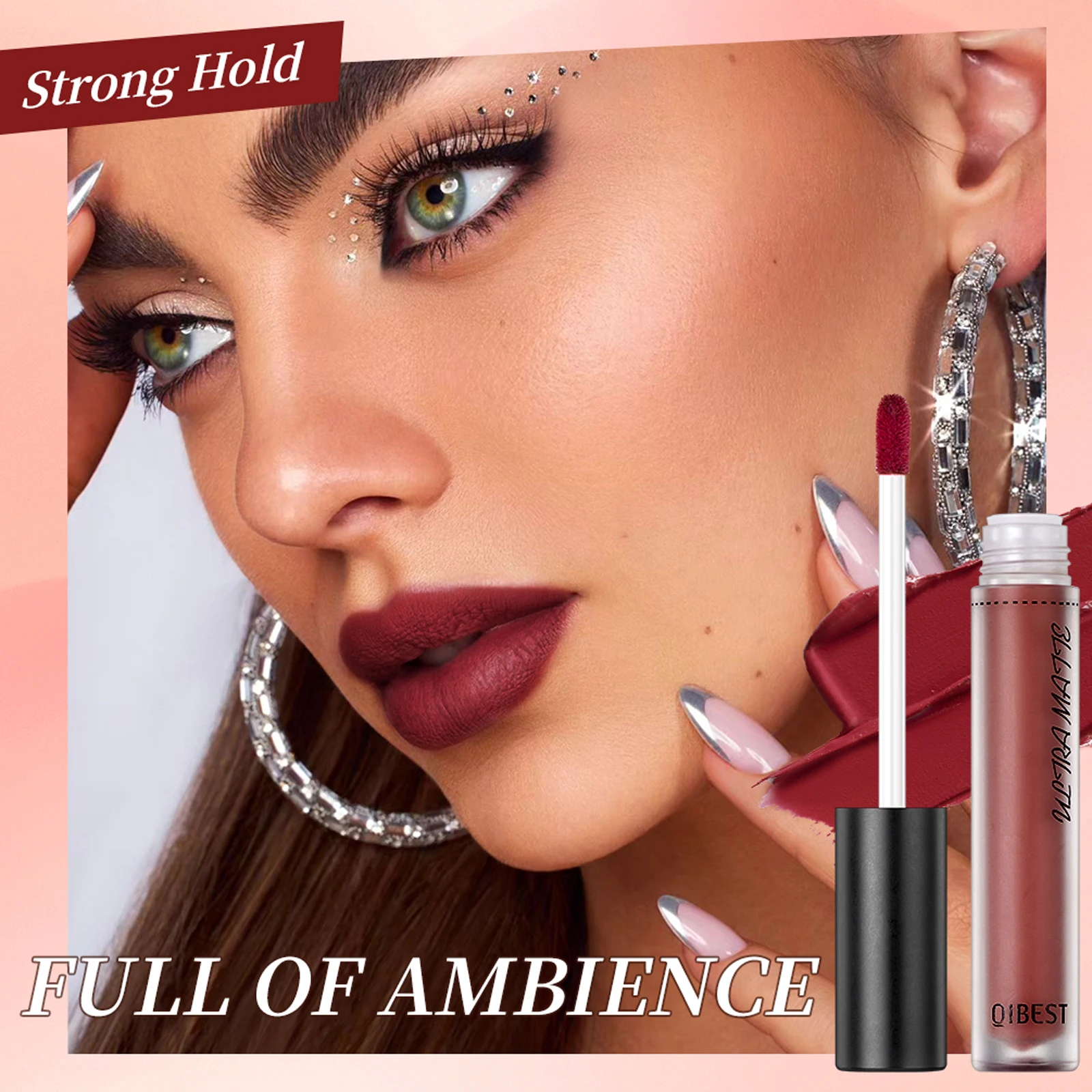 12 Colors Nude Lip Gloss Waterproof Matte Liquid Lipstick Long Lasting Non Sticky Cup Sexy Red Velvet Lip Tint Makeup Cosmetics 3