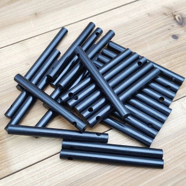 2개입 8 * 80mm 천공 캠핑 플린트 야외 생존 마그네슘 스틱 야외 생존 도구