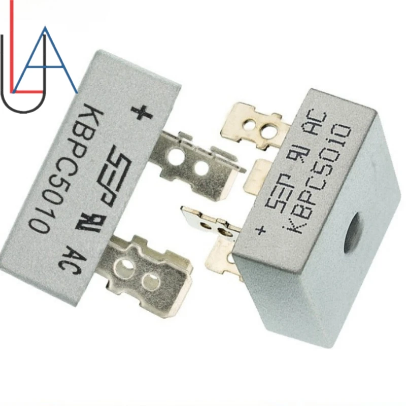 LAUBEI 2PCS/Lot KBPC5010 Diode bridge rectifiers diodes 50A 1000V KBPC 5010 power rectifier diode electronic components