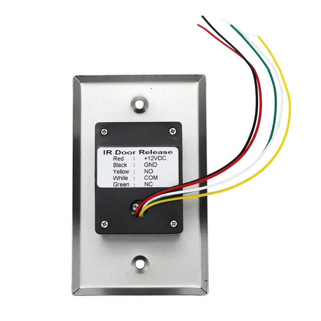Door Exit Push Button Release Switch Opener NO COM NC LED light For Door Access Control System Entry Open Touch 6