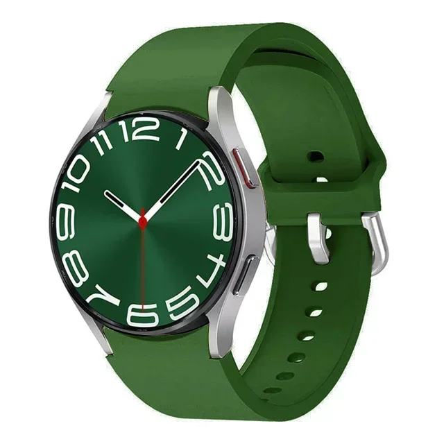 Sleek 20mm Silicone Watch Strap - Premium Wristband