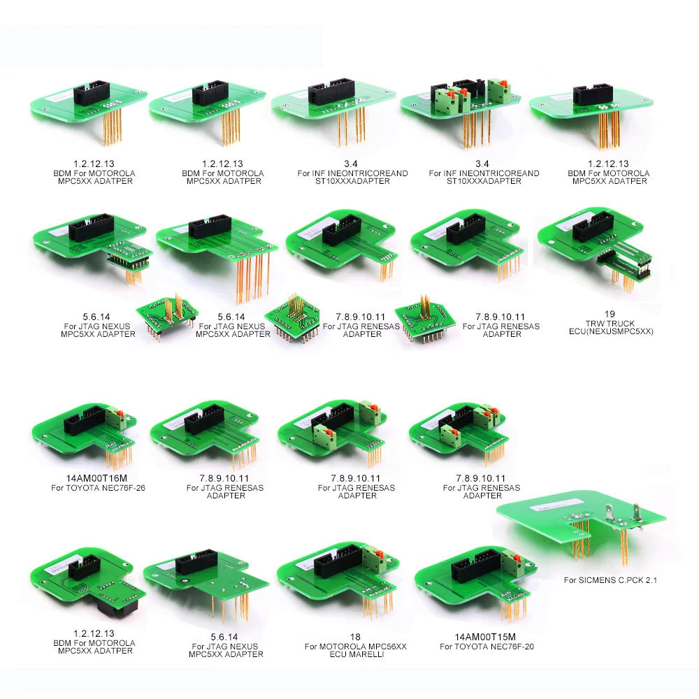 

22pcs BDM Adapters Full Set BDM Frame for K-TAG K-ESS FGTECH BDM100 Probe Adapters LED ECU RAMP Chip Tuning Programmer Tool