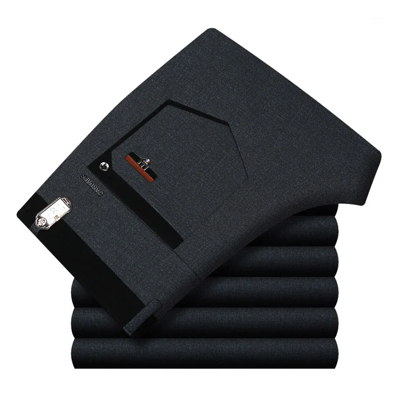 Formal Trousers Men's Summer Straight Business Big Size