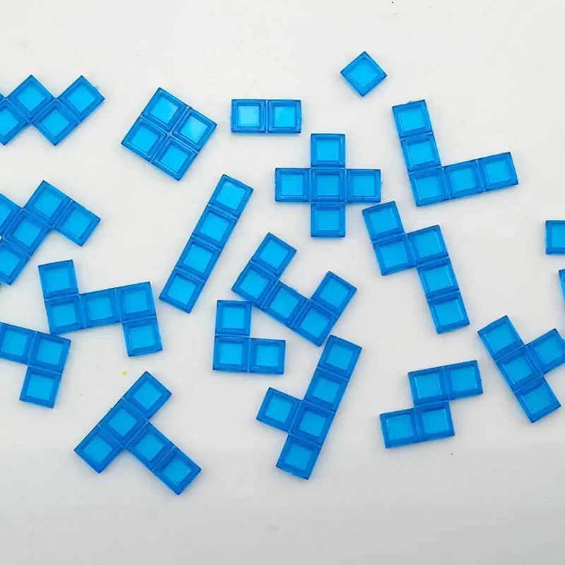 Children Intellectual Puzzle Strategy Board Educational Toys Colored Squares Game Kids Family Party Indoor Desktop Jigsaw Games 6