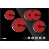 29 Inch 4-Burner Electric Cooktop with 5 Heat Levels and 90-min Timer Smoothtop Ceramic Glass Kitchen Appliance Digital Control 1