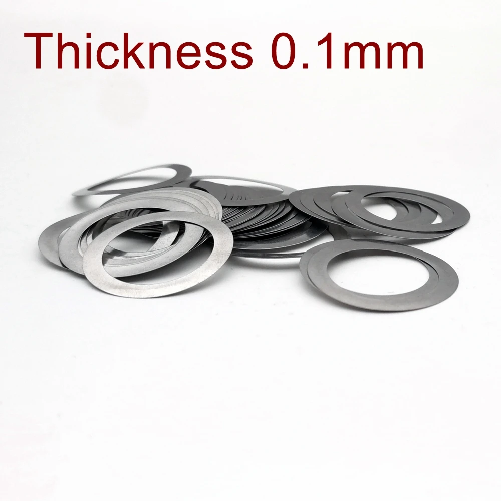 0.1 0.2 0.3 0.5 1.0 Shim Stainless Steel High Precision Ultrathin Adjusting Plain Flat Washer Axle Bearing Spacer Gasket M3-M8 stainless steel washers washer gasket washer gasket set