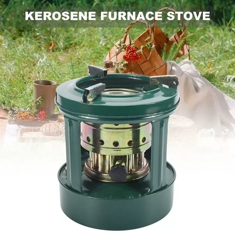 Portable Kerosene Stove Windproof Kerosene Burner Outdoor Camping Kerosene Heater Patio Heater Picnic Cooking Kerosene Stove