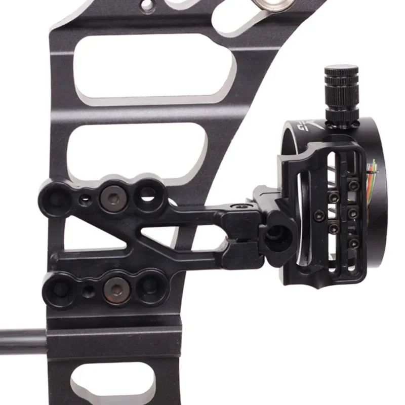 Assembly Compound Bow Sight Outdoor Sports Accessories Adjustable Aluminum Alloy Archery Clear scale Ultra Light