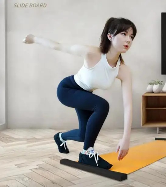 

140*50cm Multipurpose Fitness Sliding Board Indoor Roller skating exercise Slide Board Speed Skating Training Slide Board