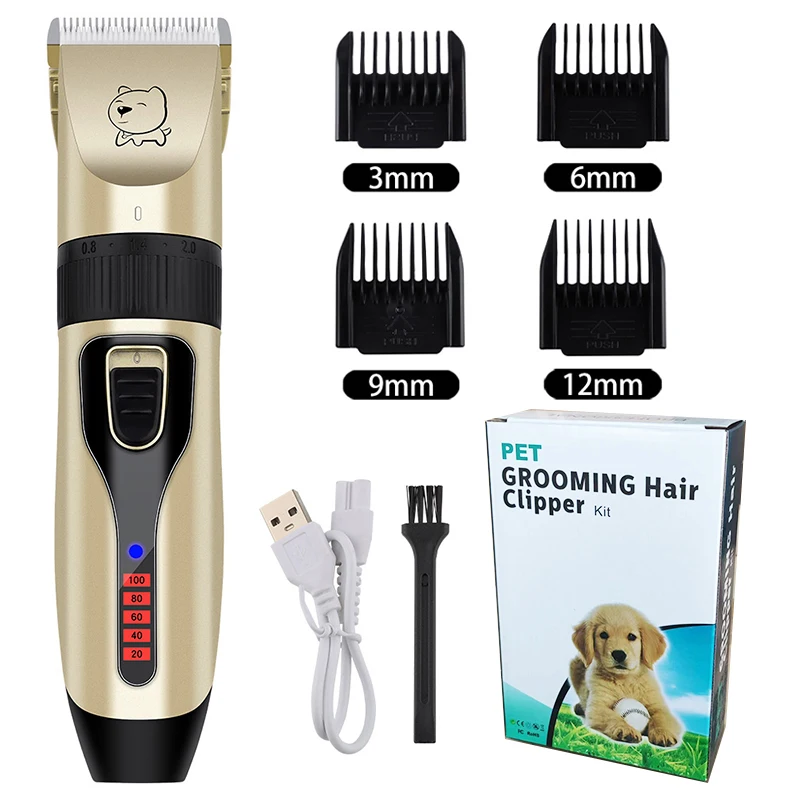 ElectricDogClippersProfessionalPetHairTrimmerDogsGrooming