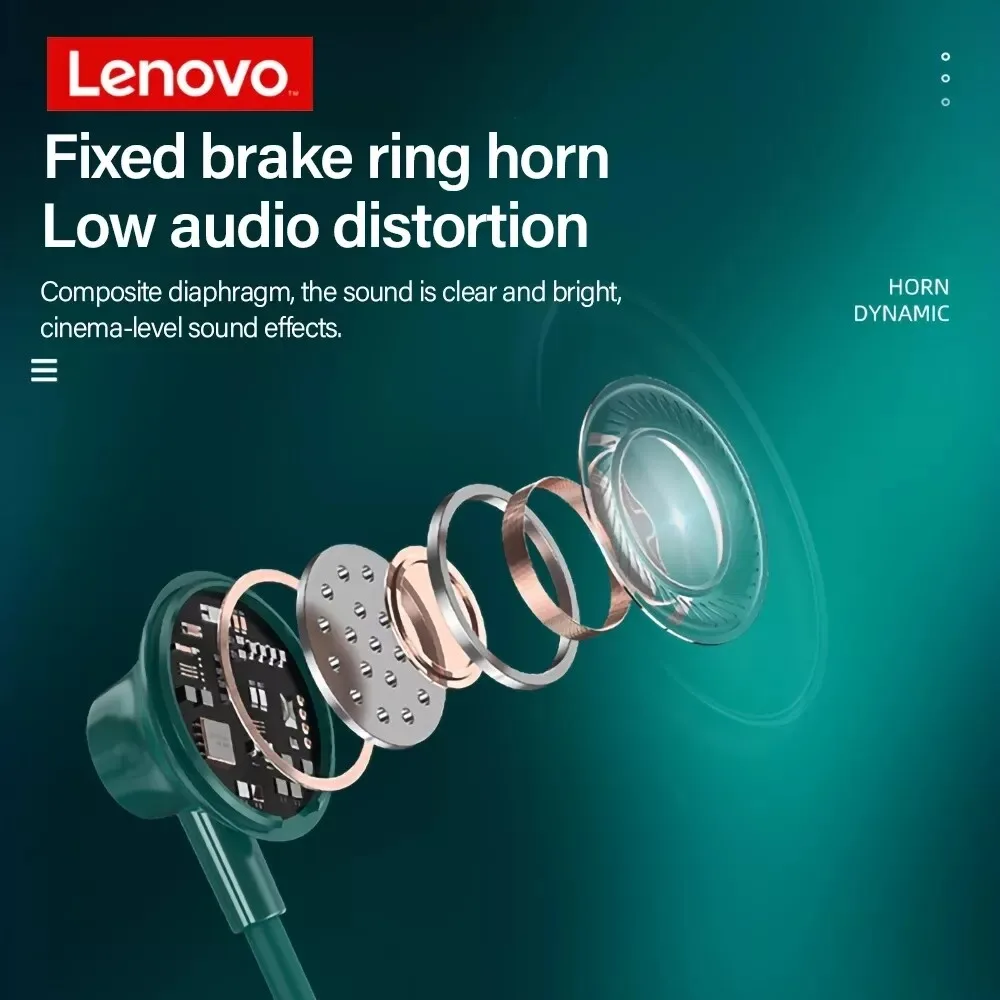Original Lenovo SH1 Wireless Headphones Bluetooth Earphones Sport Earbuds Magnetic Neckband Headset With Microphone Earpods New 5